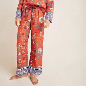 Victoria Garcia wide leg flannel pajama bottoms